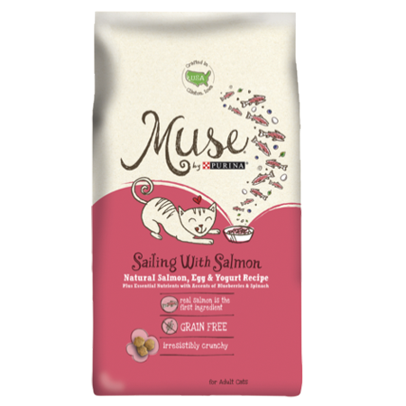 Purina Muse Sailing With Salmon Natural Grain Free Dry Cat Food