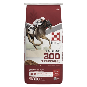 Purina Omolene 200 Performance RT. 50-lb bag.