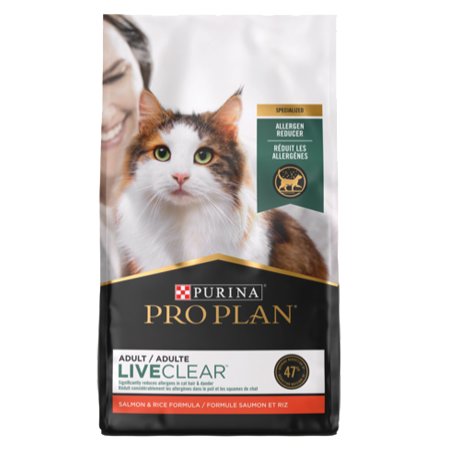 Purina Pro Plan LiveClear Allergen Reducing Salmon & Rice Formula Dry Cat Food