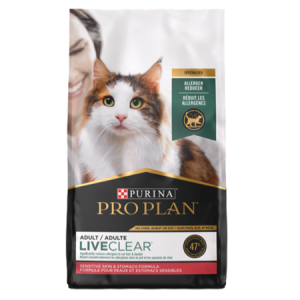 Purina Pro Plan LiveClear Allergen Reducing Sensitive Skin & Stomach Turkey Formula Dry Cat Food