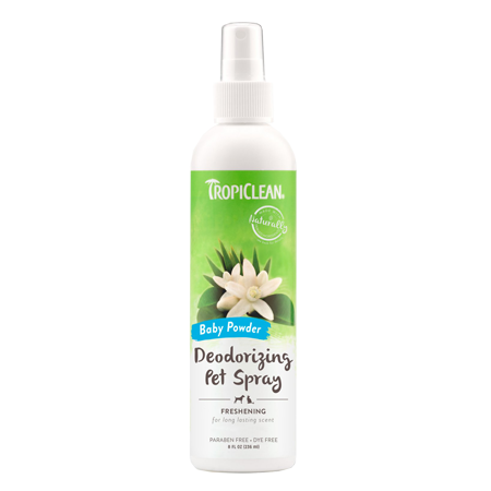 TropiClean Baby Powder Deodorizing Pet Spray