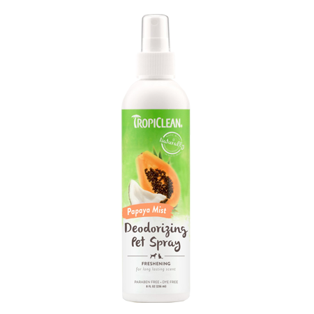 TropiClean Papaya Mist Deodorizing Pet Spray