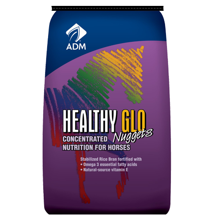 ADM Healthy Glo Nuggets Concentrated Nutrition Horse Feed