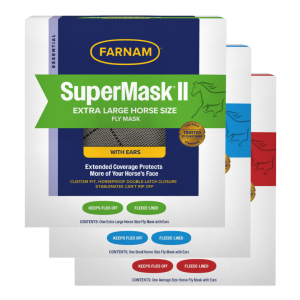 Farnam SuperMask II Horse Fly Mask Classic Collection w/ears Arab