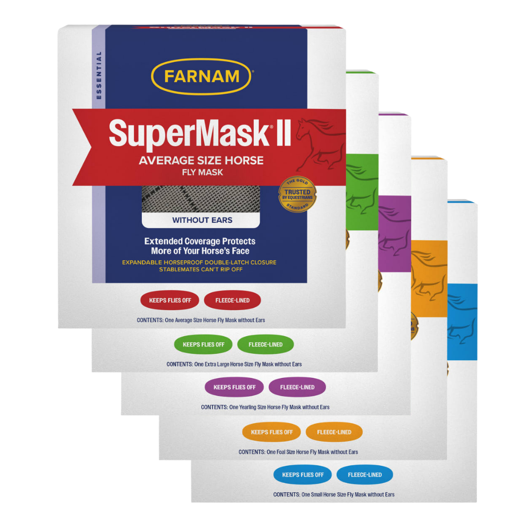 Farnam SuperMask II Horse Fly Mask Classic Collection Horse