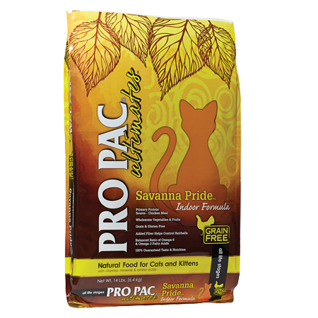 PRO PAC Savanna Pride Indoor Formula Dry Cat Food