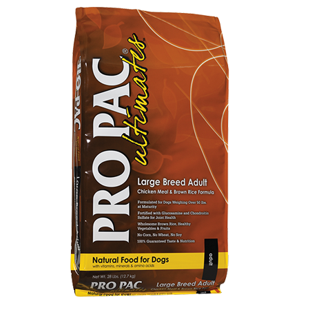 PRO PAC Ultimates large Breed Adult Chicken Meal & Brown Rice Dry Dog Food
