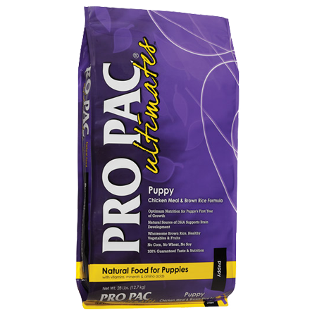 Pro Pac Ultimates Puppy Chicken Meal Brown Rice Dry Dog Food