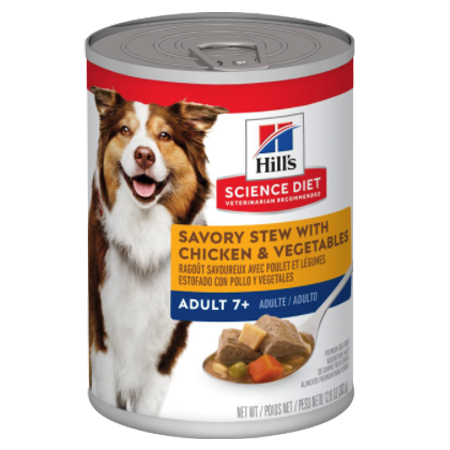 Science Diet 7+ Savory Stew with Chicken and Vegetables