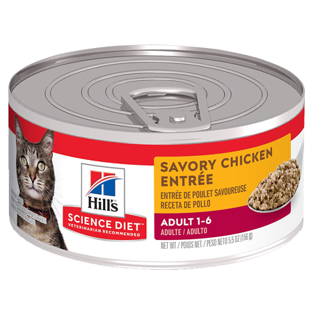 Hill's Science Diet Adult Savory Chicken Entree Canned Cat Food