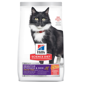 Hill's Science Diet Adult Sensitive Stomach & Skin Grain Free Cat Food