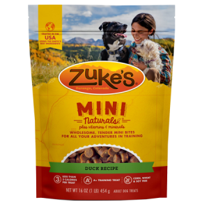 Zuke's Mini Naturals Duck Recipe Training Dog Treats
