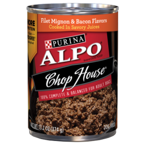 Purina ALPO Chop House Filet Mignon & Bacon Flavors Wet Dog Food