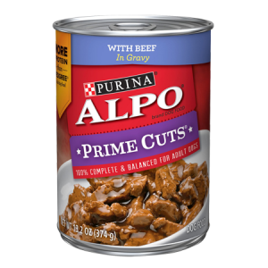 Purina ALPO Prime Cuts Wet Dog Food With Beef in Gravy