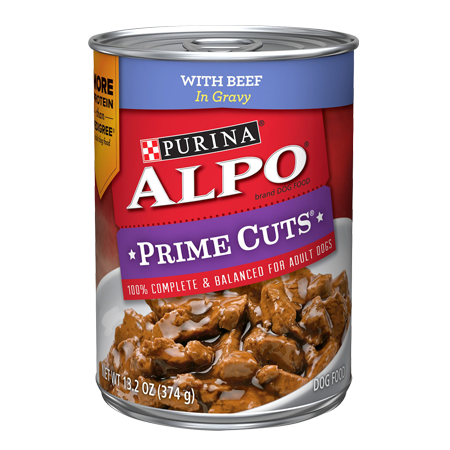 Purina ALPO Prime Cuts Wet Dog Food With Beef in Gravy