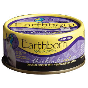 Earthborn Holistic Chicken Fricatssee Grain-Free Natural Adult Canned Cat Food