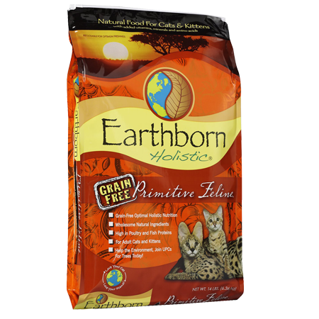 Earthborn Holistic Primitive Feline Grain-Free Natural Dry Cat & Kitten Food