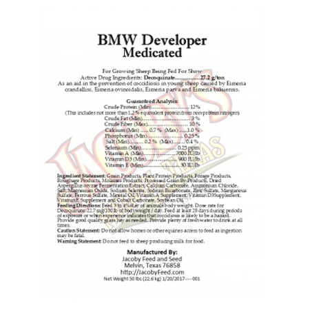 Jacoby BMW Medicated Sheep Developer