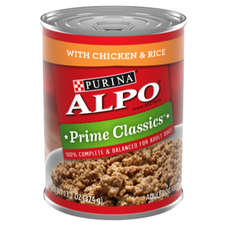 Purina ALPO Prime Classics Wet Dog Food With Chicken & Rice