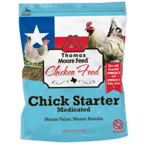 Thomas Moore Chick Starter - Medicated