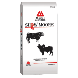Thomas Moore Show Moore Starter/Grower Medicated Cattle Feed