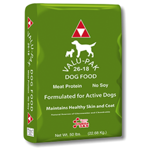 Valu-Pak 26-18 Active Dog Formula Dry Dog Food