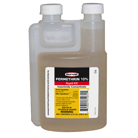 Durvet Permethrin 10% Insecticide Concentrate