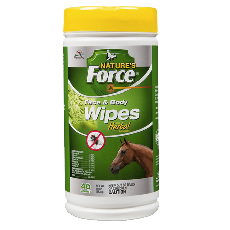 Mann Pro Nature's Force Face & Body Wipes For Horses