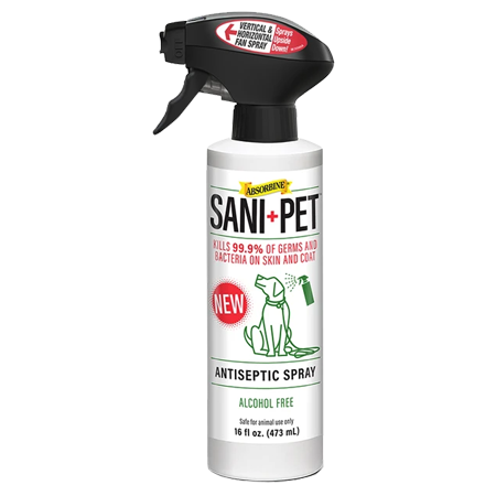 Absorbine SaniPet Pet Safe Sanitizing Coat and Paw Spray
