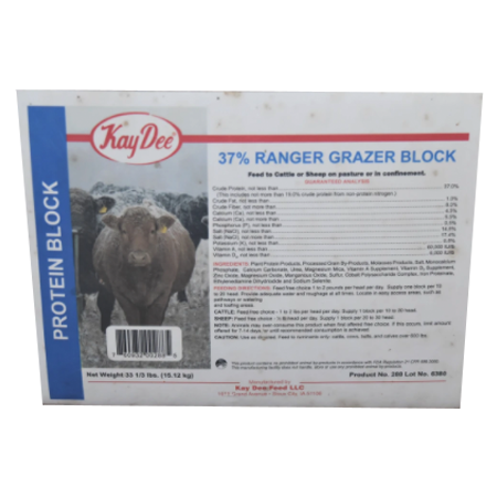 Kay-Dee Ranger 37% Grazer Block