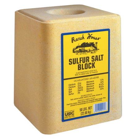 Ranch House Sulfur Salt Block