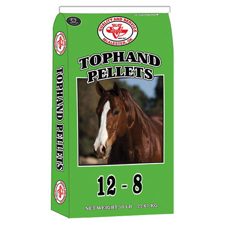 Big V Tophand 12-8 Horse Pellets