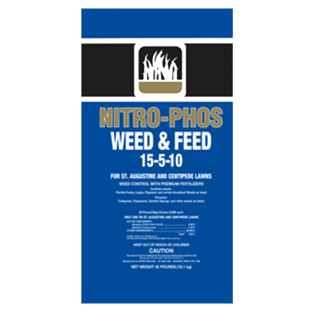 Nitro-Phos St. Augustine Weed & Feed w/Atrazine 15-5-10