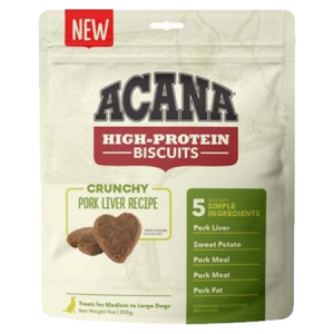 ACANA High-Protein Biscuits Crunchy Pork Liver Recipe Dog Treats