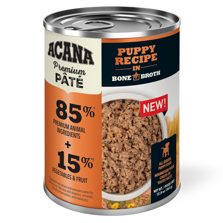 Acana Puppy Recipe In Bone Broth Can