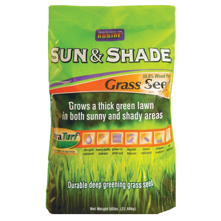 Bonide Sun & Shade Grass Seed 50 llb Bag