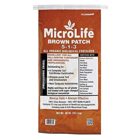 MicroLife Brown Patch 5-1-3 in brown 40 lb bag