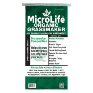 MicroLife Organic Grassmaker in 40 lb Green Bag