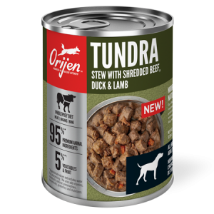 ORIJEN Premium Tundra Stew Dog Food Can