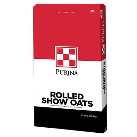 Purina Rolled Show Oats 50-lb