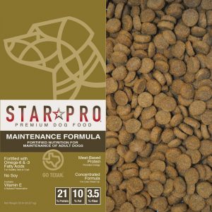 Dry dog food. Star Pro Maintenance 1930