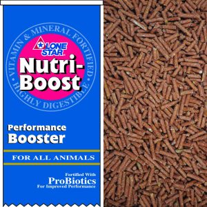 Pelleted performance booster for all animals.