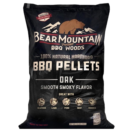 Bear Mountain Oak BBQ Pellets 20-lb Bag