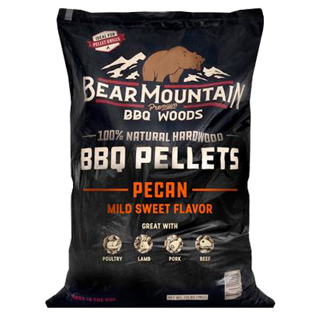 Bear Mountain Pecan BBQ Wood Pellets 20-lb Bag
