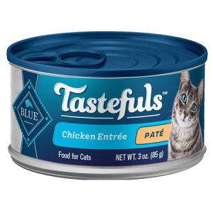 Blue Buffalo Tastefuls Chicken Entrée Pate Wet Cat Food 3-oz Can