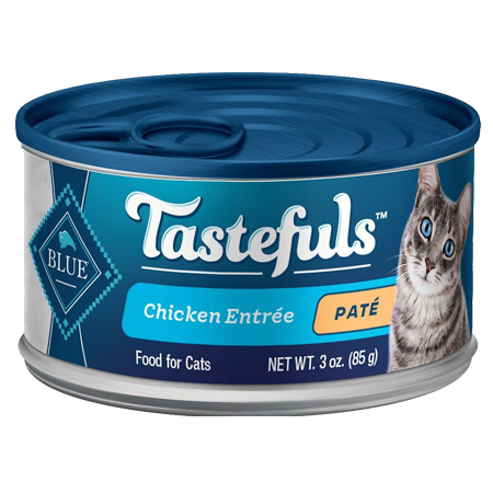 Blue Buffalo Tastefuls Chicken Entrée Pate Wet Cat Food 3-oz Can