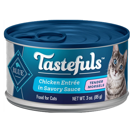 Blue Buffalo Tastefuls Tender Morsels Chicken Entrée Wet Cat Food 3-oz Can