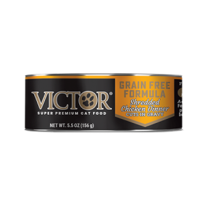 Victor Grain Free Formula Shredded Chicken Dinner Cuts in Gravy 5.5-oz Canned Cat Food