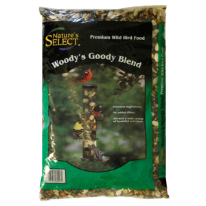Nature's Select Green and Black Woodys Goody Wild Bird Seed Bag
