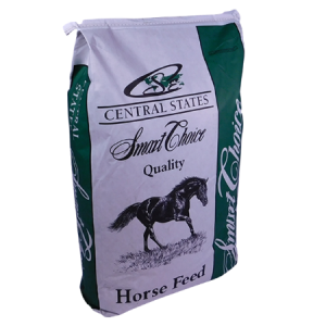 Central States Smart Choice 12/3 Sweet 50-lb. Horse Feed.